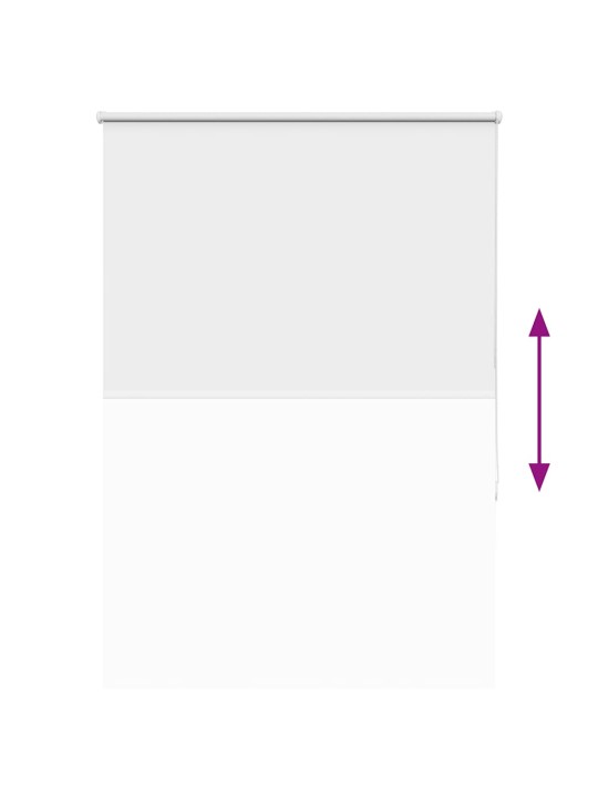 Roleta zatemňovací bílá 100x175 cm šířka látky 95,7cm polyester