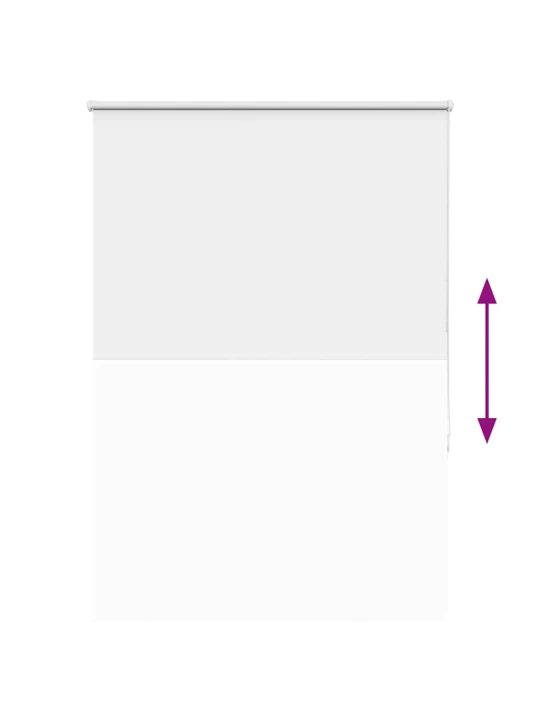 Roleta zatemňovací bílá 110x175cm šířka látky 105,7cm polyester