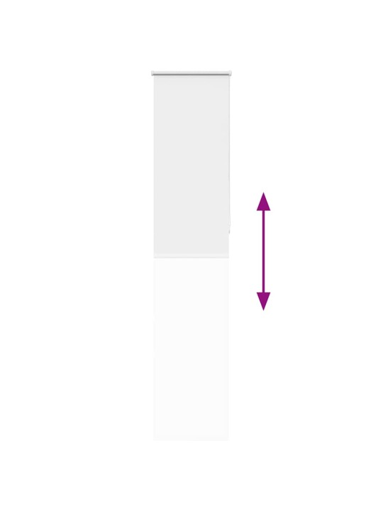 Roleta zatemňovací bílá 40x210 cm šířka látky 35,7 cm polyester