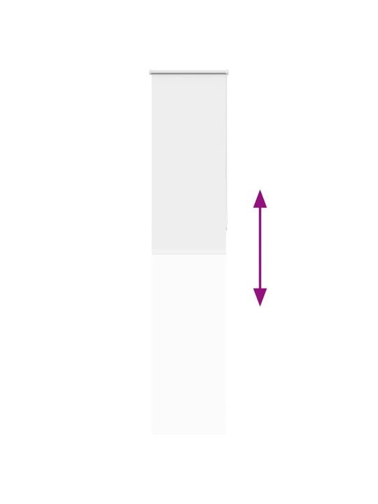 Roleta zatemňovací bílá 45x210 cm šířka látky 40,7 cm polyester