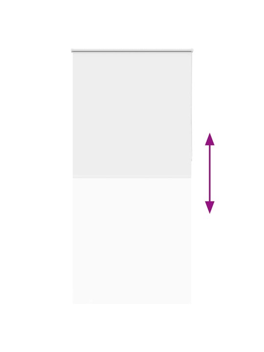 Roleta zatemňovací bílá 90x210 cm šířka látky 85,7 cm polyester