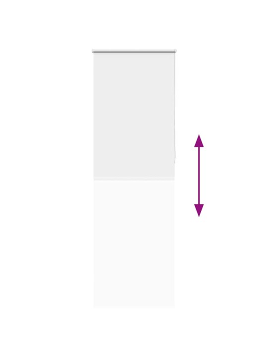 Roleta zatemňovací bílá 80x230 cm šířka látky 75,7 cm polyester