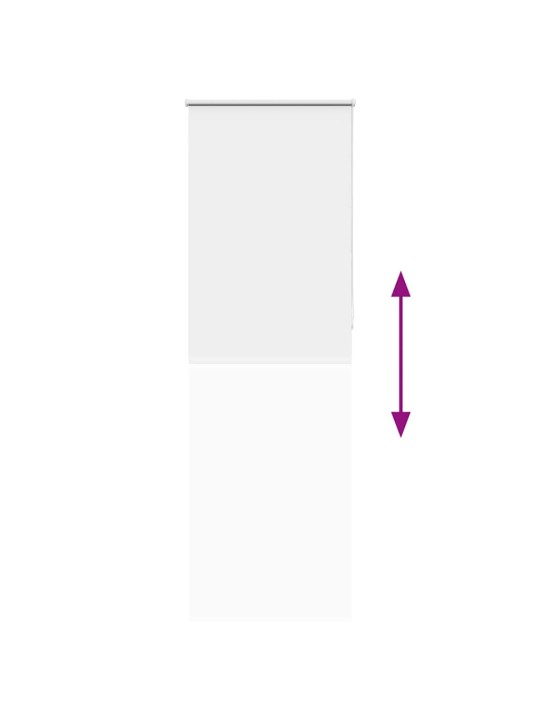 Roleta zatemňovací bílá 85x230 cm šířka látky 80,7 cm polyester
