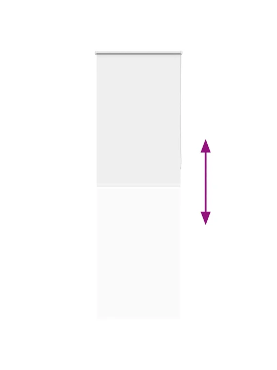Roleta zatemňovací bílá 85x230 cm šířka látky 80,7 cm polyester