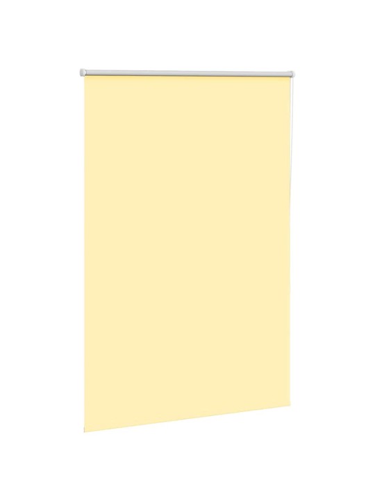 Roleta zatemňovací žlutá šířka látky 85,7 cm polyester