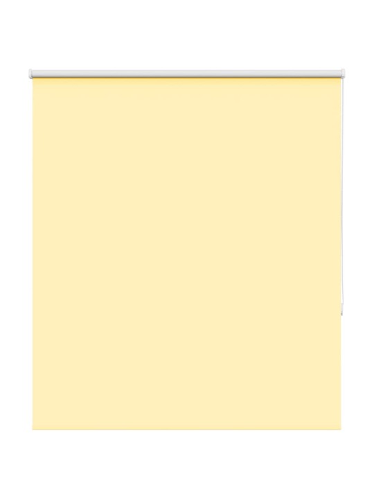 Roleta zatemňovací žlutá šířka látky 116,6 cm polyester