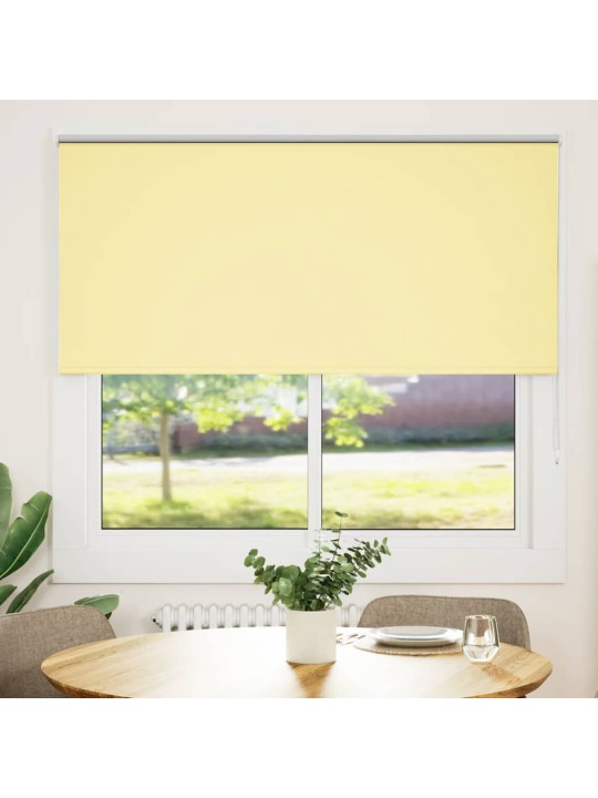 Roleta zatemňovací žlutá šířka látky 146,6 cm polyester
