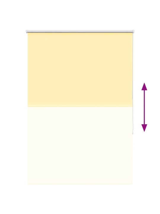 Roleta zatemňovací žlutá 100x175cm šířka látky 95,7cm polyester