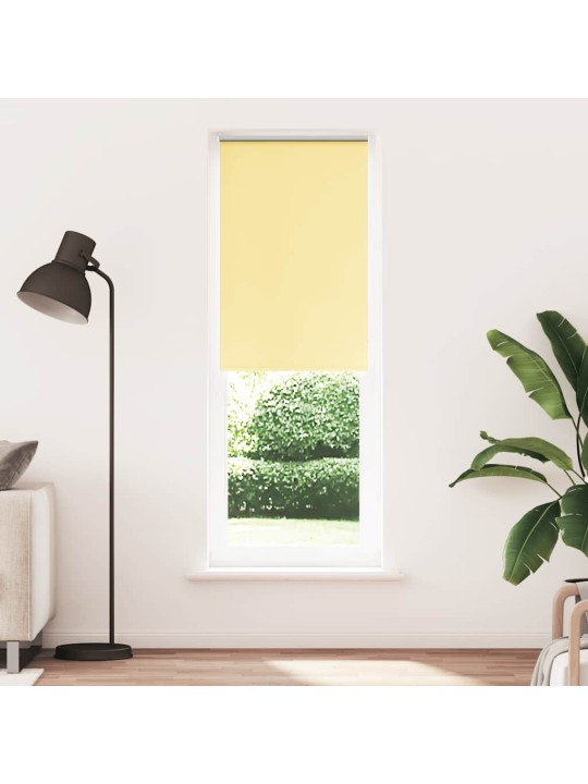 Roleta zatemňovací žlutá 65x210 cm šířka látky 60,7cm polyester