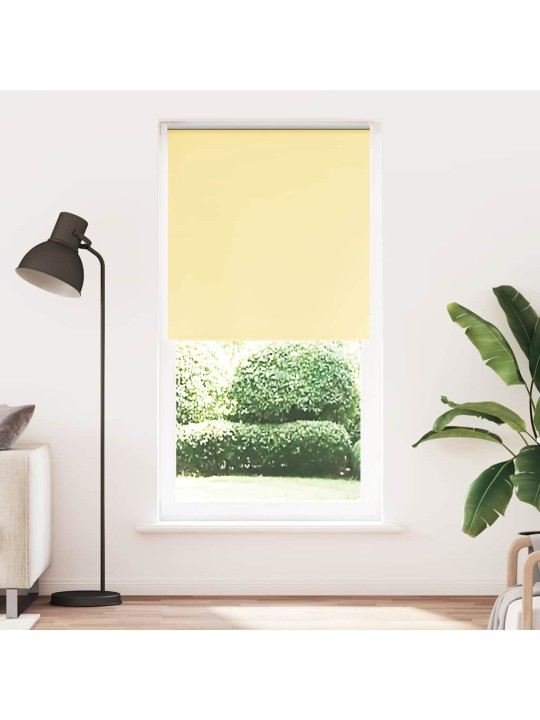 Roleta zatemňovací žlutá šířka látky 105,7 cm polyester