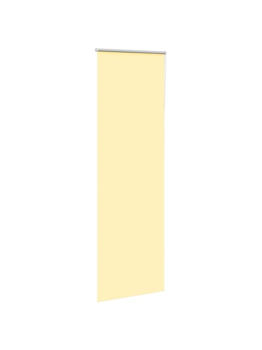 Roleta zatemňovací žlutá šířka látky 75,7 cm polyester