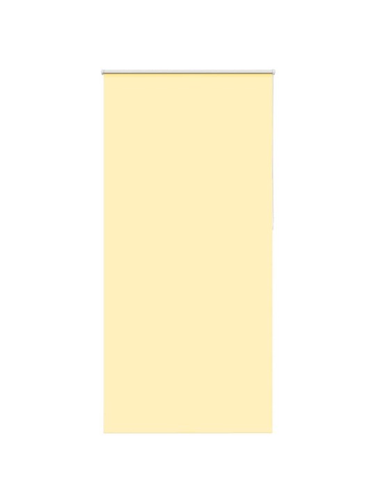 Roleta zatemňovací žlutá šířka látky 85,7 cm polyester