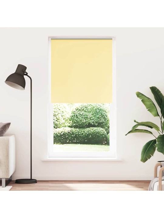 Roleta zatemňovací žlutá šířka látky 85,7 cm polyester