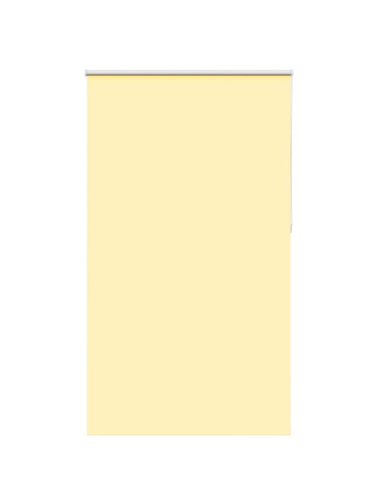 Roleta zatemňovací žlutá šířka látky 131,6 cm polyester