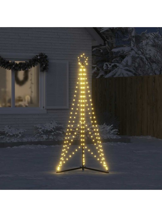 LED vánoční stromek 363 teple bílých LED diod 182 cm