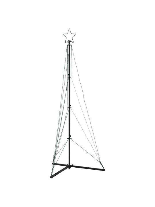 LED vánoční stromek 363 teple bílých LED diod 182 cm