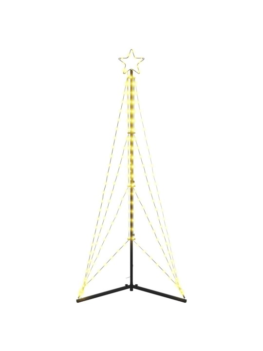 LED vánoční stromek 363 teple bílých LED diod 182 cm