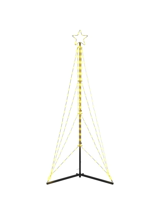 LED vánoční stromek 363 teple bílých LED diod 182 cm