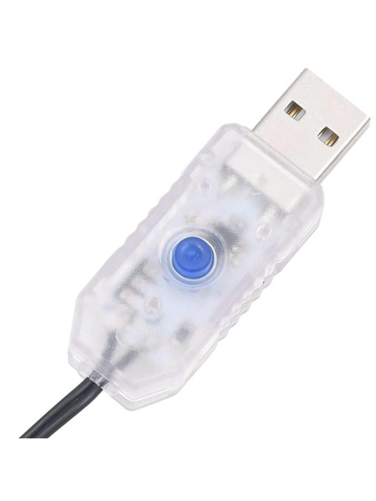 LED vánoční stromek 363 teple bílých LED diod 182 cm