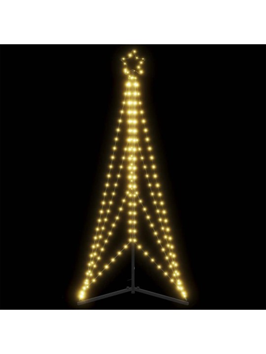 LED vánoční stromek 363 teple bílých LED diod 182 cm