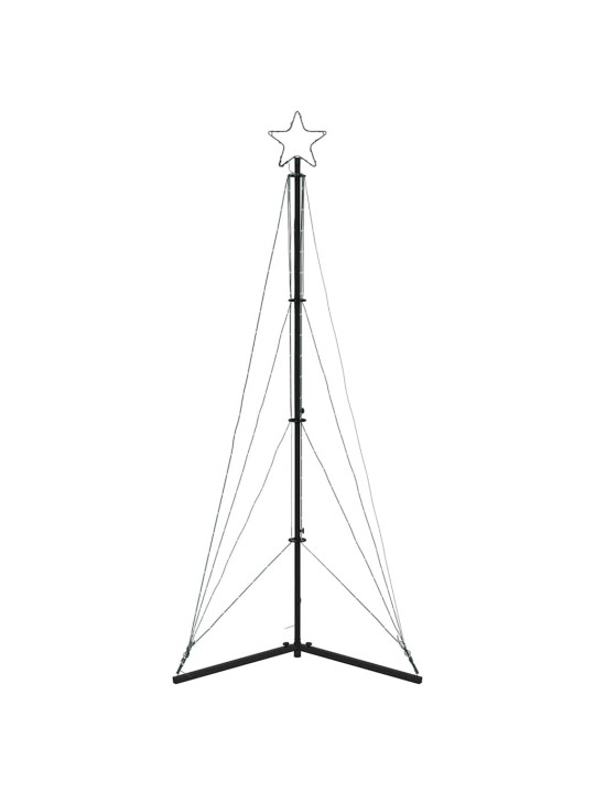LED vánoční stromek 363 studených bílých LED diod 182 cm