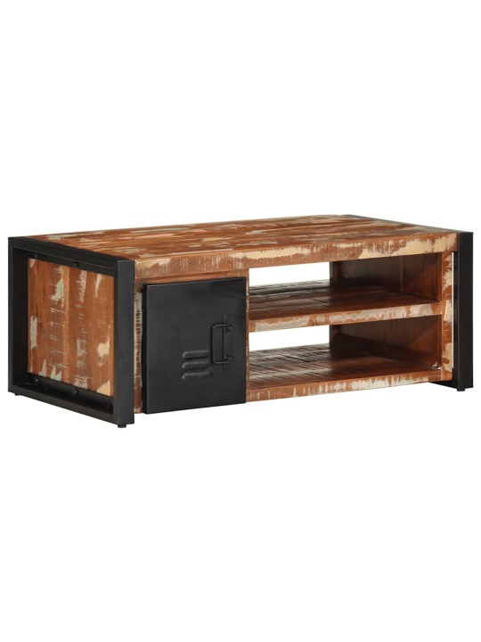Konferenční stolek vícebarevný 90x50x36 cm recyklované dřevo