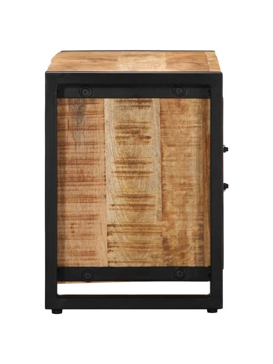 Tv skříňka 80x30x40 cm masivní hrubý mangovník