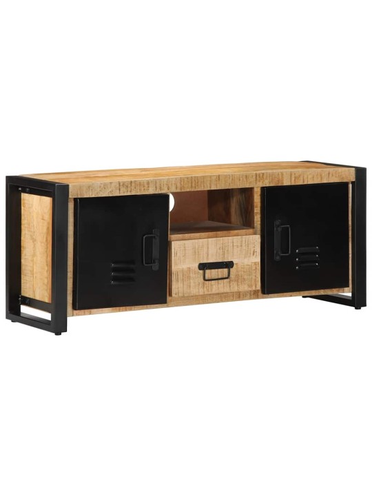 Tv skříňka 100x30x40 cm masivní hrubé mangovníkové dřevo