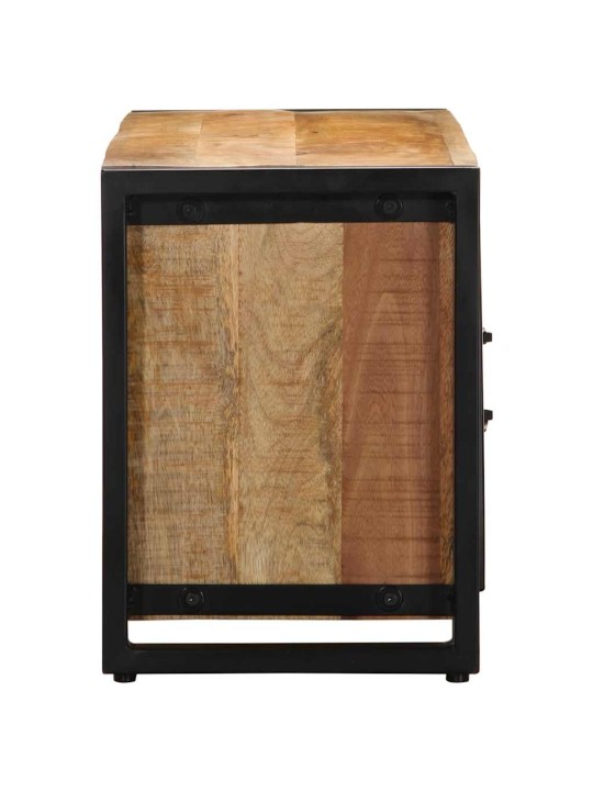 Tv skříňka 100x30x40 cm masivní hrubé mangovníkové dřevo