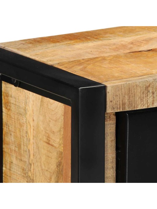 Tv skříňka 100x30x40 cm masivní hrubé mangovníkové dřevo