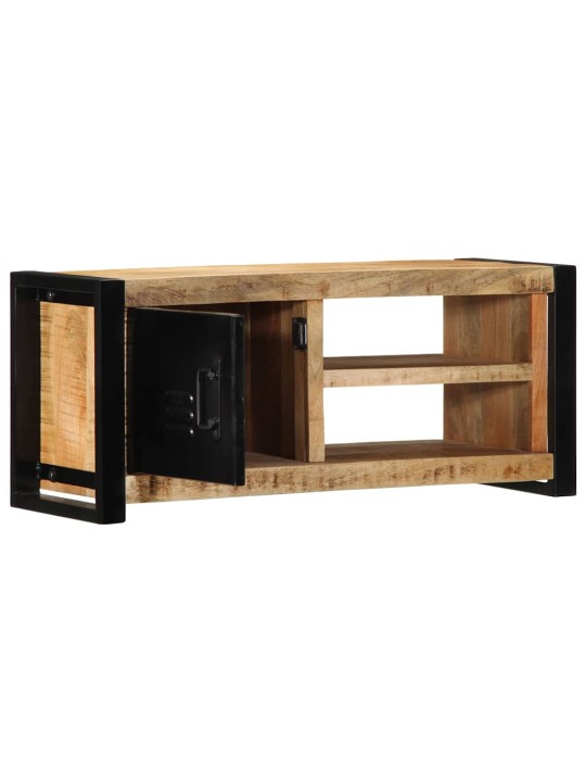 Tv skříňka 80x30x35 cm masivní hrubý mangovník
