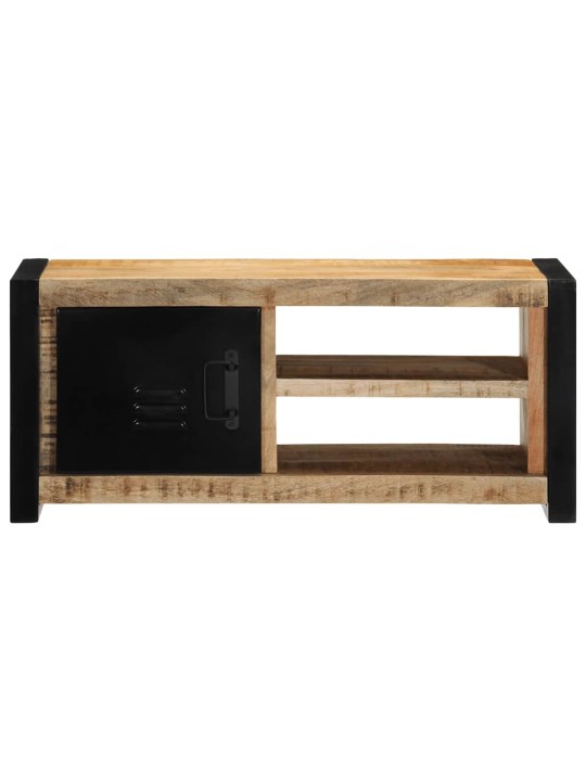Tv skříňka 80x30x35 cm masivní hrubý mangovník