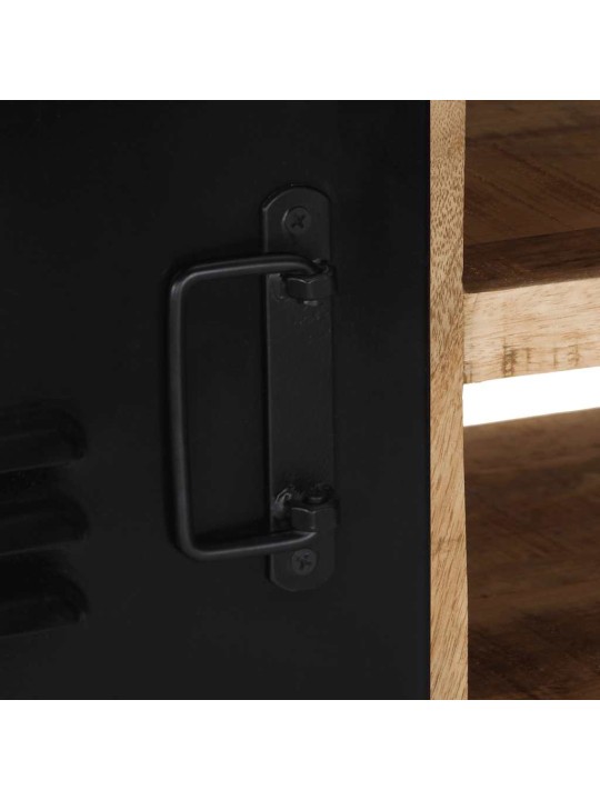 Tv skříňka 80x30x35 cm masivní hrubý mangovník