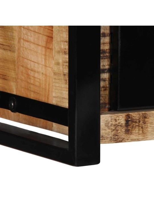 Tv skříňka 80x30x35 cm masivní hrubý mangovník