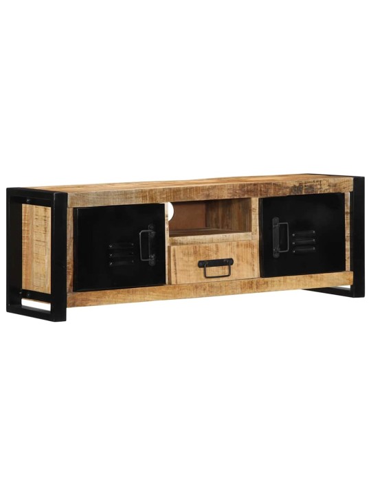 Tv skříňka 100x30x35 cm masivní hrubý mangovník