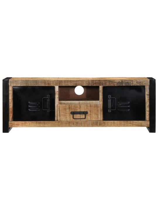 Tv skříňka 100x30x35 cm masivní hrubý mangovník