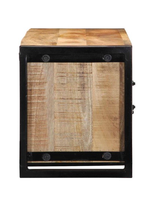 Tv skříňka 100x30x35 cm masivní hrubý mangovník