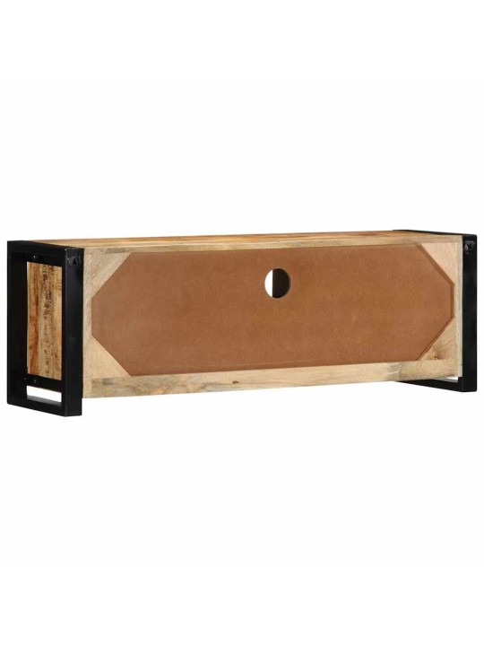 Tv skříňka 100x30x35 cm masivní hrubý mangovník