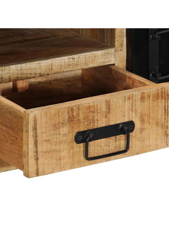 Tv skříňka 100x30x35 cm masivní hrubý mangovník