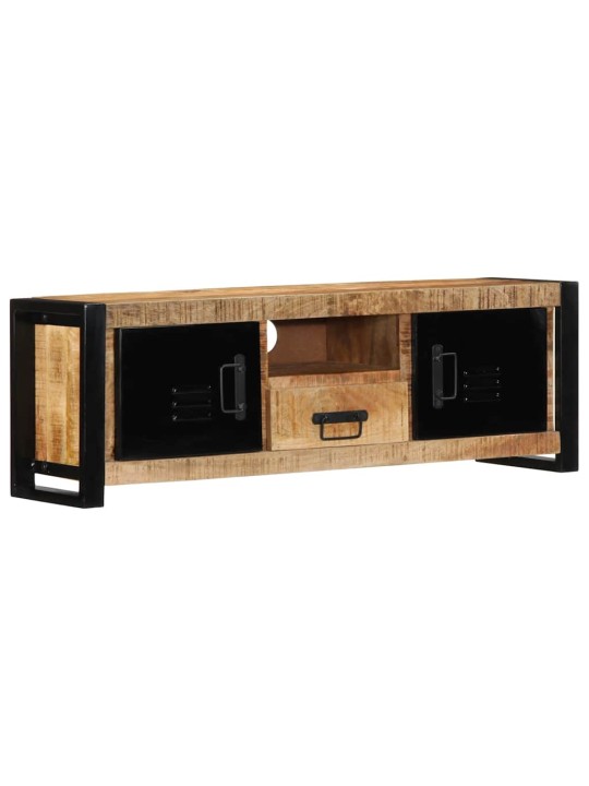 Tv skříňka 100x30x35 cm masivní hrubý mangovník