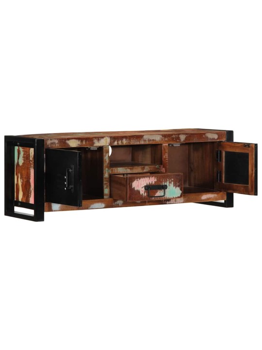 Tv skříňka 100x30x35 cm masivní recyklované dřevo
