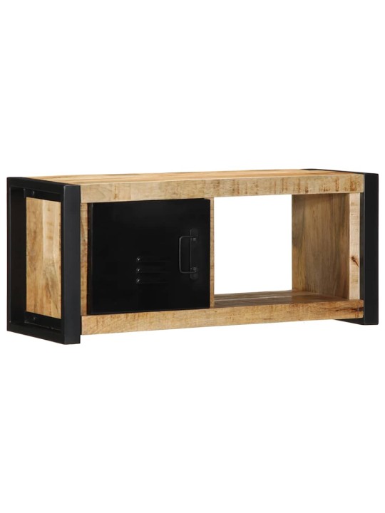 Tv skříňka 80x30x35 cm masivní hrubý mangovník