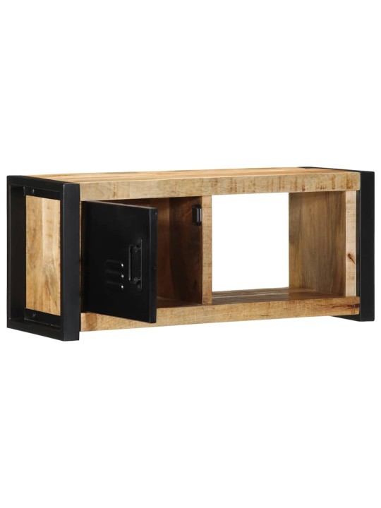 Tv skříňka 80x30x35 cm masivní hrubý mangovník