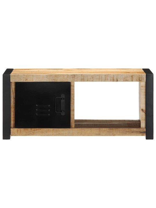 Tv skříňka 80x30x35 cm masivní hrubý mangovník