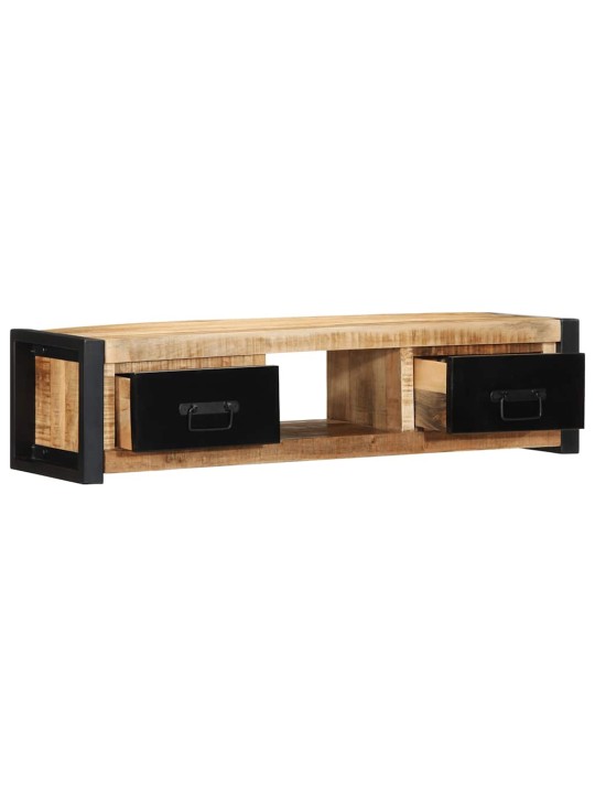 Tv skříňka 100x30x25 cm masivní hrubé mangovníkové dřevo