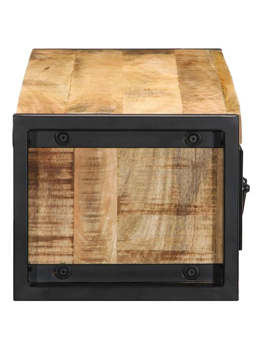 Tv skříňka 100x30x25 cm masivní hrubé mangovníkové dřevo