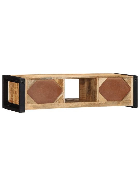 Tv skříňka 100x30x25 cm masivní hrubé mangovníkové dřevo