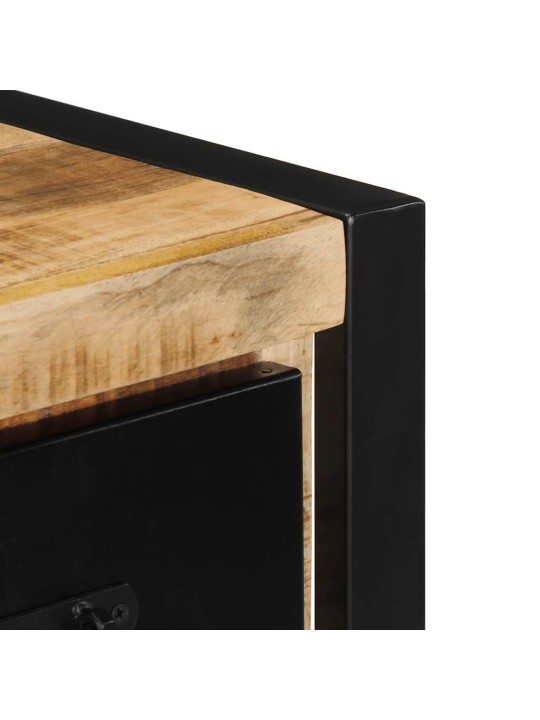 Tv skříňka 100x30x25 cm masivní hrubé mangovníkové dřevo