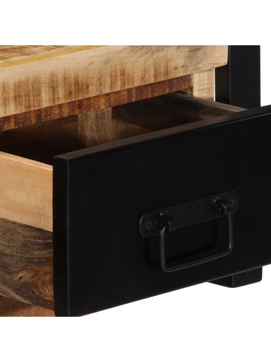 Tv skříňka 100x30x25 cm masivní hrubé mangovníkové dřevo