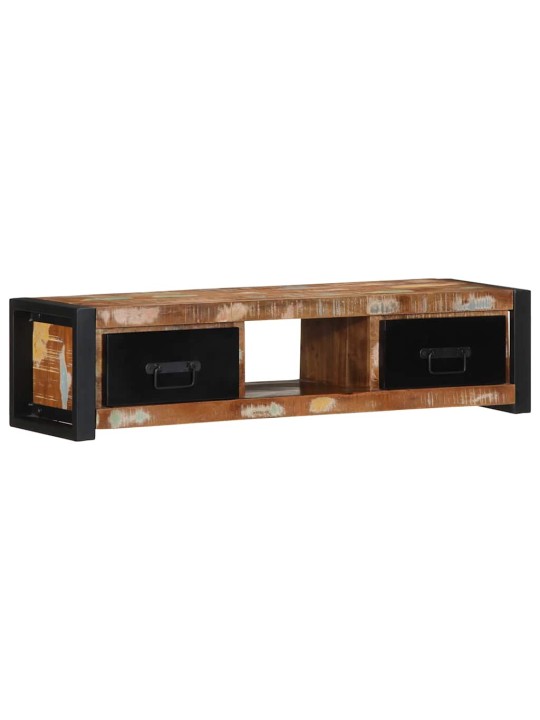 Tv skříňka 100x30x25 cm masivní recyklované dřevo